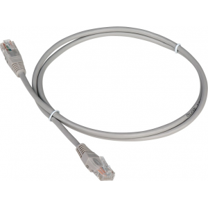Патч-корд 0,5 м медный LANMASTER TWT-45-45-0.5-GY, фото 
