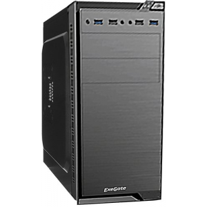Корпус ExeGate QA-412U 600W чёрный EX272748RUS, фото 