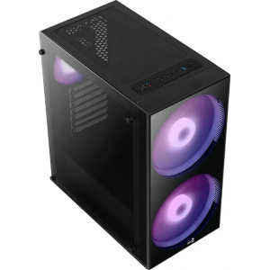 Корпус AeroCool Python чёрный PYTHON-G-BK-V1, фото 