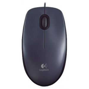 Мышь проводная Logitech Mouse M90, Черный, фото 
