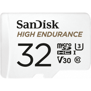Флеш карта microSD 32GB SanDisk microSDHC Class 10 UHS-I U3 V30 High Endurance Video Monitoring Card, фото 