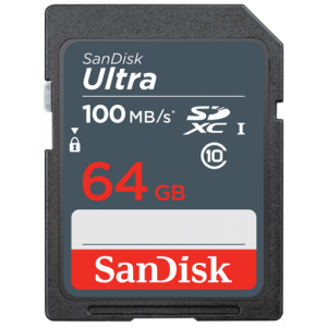 Карта памяти 64Gb SD SanDisk Ultra  (SDSDUNR-064G-GN3IN), фото 