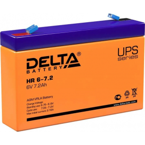 Батарея Delta HR 6-7.2 (7.2 А\ч, 6В), фото 
