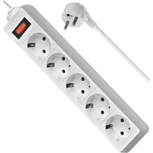 Сетевой фильтр Defender ES White 1.8м, фото 