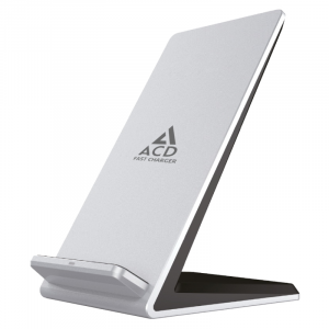 Зарядное устройство (ACD-W102S-F1S) 10Вт, беспроводная Qi, 2-катушки с QC, 5В/2А ~ 9В/1,8А RTL, фото 
