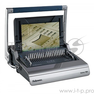 Переплетчик Fellowes GALAXY 500 A4/перф.25л.сшив./500/пластик.пруж. (6-50мм), фото 