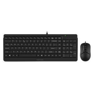 Клавиатура + мышь A4Tech Fstyler F1512 Black, фото 
