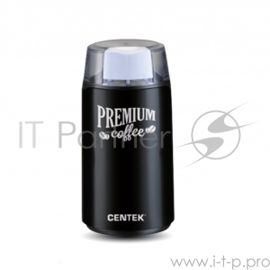 Кофемолка Centek CT-1360 Black (черн) 250Вт, 45 г, 5 ЧАШЕК АРОМАТНОГО КОФЕ, прозрачная крышка, фото 