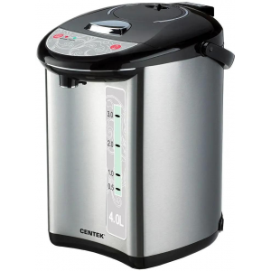 Термопот Centek CT-1082 (сталь) 4.0л, 750Вт, 3 способа подачи воды, двойная защита от перегрева, фото 