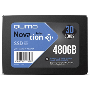 SSD QUMO Novation 3D 480Gb Q3DT-480GAEN, фото 