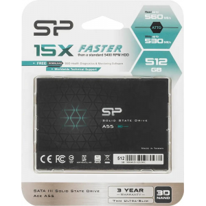 SSD Silicon Power Ace A55 512Gb SP512GBSS3A55S25, фото 