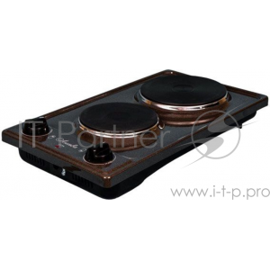 Плита Электрическая Лысьва ЭПБ 22 коричневый/рябчик эмаль (настольная), фото 
