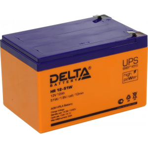 Аккумуляторная батарея Delta HR12-51W, фото 