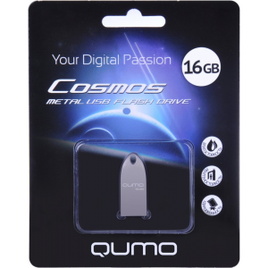 USB Flash накопитель 16Gb QUMO Cosmos Silver, фото 