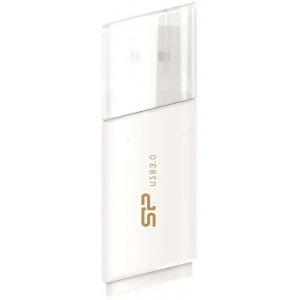 USB Flash накопитель 16Gb Silicon Power Blaze B06 White (SP016GBUF3B06V1W), фото 