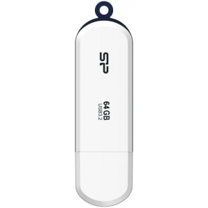 USB Flash накопитель 64Gb Silicon Power Blaze B32 White (SP064GBUF3B32V1W), фото 