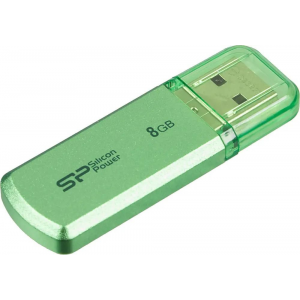 USB Flash накопитель    8Gb Silicon Power Helios 101 Green (SP008GBUF2101V1N), фото 