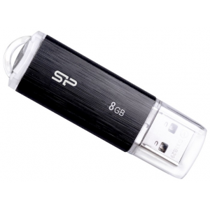 USB Flash накопитель 8Gb Silicon Power Ultima U02 Black (SP008GBUF2U02V1K), фото 