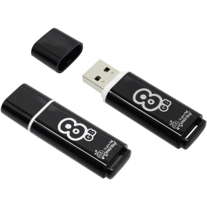 USB Flash накопитель 8Gb SmartBuy Glossy Black (SB8GBGS-K), фото 