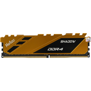 Оперативная память DIMM Netac Shadow Yellow DDR4 8Gb NTSDD4P36SP-08Y, фото 