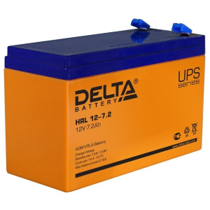 Аккумуляторная батарея Delta HRL 12-7.2, фото 