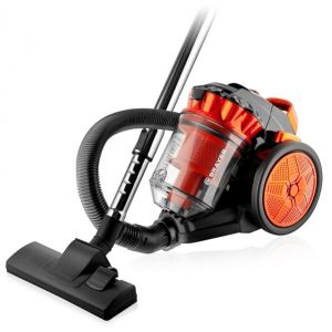 Пылесос BRAYER BR4201, черный/оранжевый, фото 
