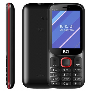 Телефон BQ 2820 Step XL+, черно-красный, фото 