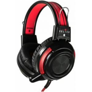 Компьютерная гарнитура OKLICK HS-G300 ARMAGEDDON, черный/красный, фото 