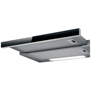 Вытяжка встраиваемая Elica Elite 14 Lux GRVT/A/90 серебристый/стекло черное управление: кнопочное (1 мотор), фото 