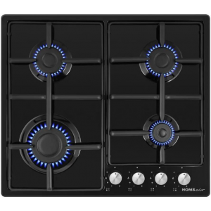 Газовая варочная панель HOMSAIR HGE643GBK, черный, фото 