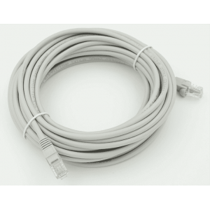Патч-корд cat5E molded 10м серый RJ-45 (m)-RJ-45 (m), фото 