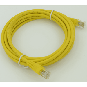 Патч-корд cat5E molded 3м желтый RJ-45 (m)-RJ-45 (m), фото 
