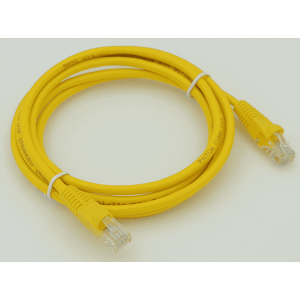 Патч-корд cat5E molded 2м желтый RJ-45 (m)-RJ-45 (m), фото 