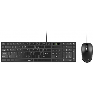 Клавиатура + мышь Genius SlimStar C126 черный, фото 