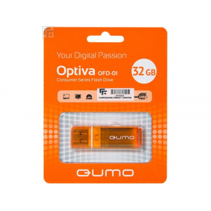 USB Flash накопитель   32Gb QUMO Optiva 01 Orange, фото 