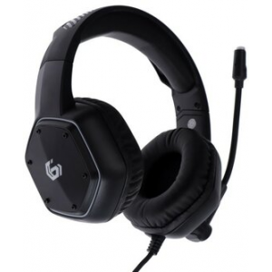 Наушники Gembird MHS-GX15, игровые, полноразмерные, микрофон, мембрана 50 мм, 2.2 м, черные, фото 
