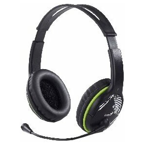 Компьютерная гарнитура Genius HS-400A, черный/зеленый, фото 