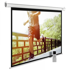 Экран Cactus 175x280см MotoExpert CS-PSME-280x175-WT 16:10 настенно-потолочный рулонный белый (моторизованный привод), фото 