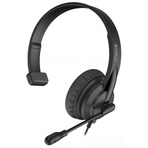 Наушники с микрофоном A4Tech HS-11 черный, фото 