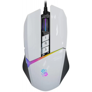 Мышь A4Tech Bloody W60 Max белый оптическая (10000dpi) USB (10but), фото 