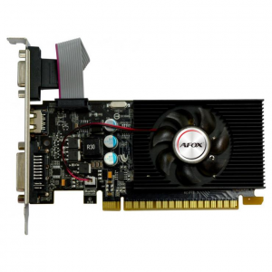 Видеокарта AFOX Geforce GT220 1GB DDR3 128Bit DVI HDMI VGA LP Single Fan, фото 