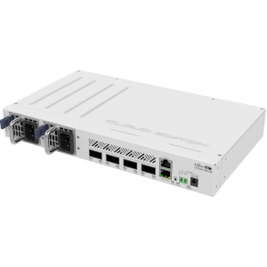 Коммутатор Mikrotik CRS504-4XQ-IN, 1x10Base-T/100Base-TX, 4xQSFP28, Switching capacity 800 Gbps, фото 