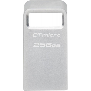 Флеш Диск Kingston 256Gb DataTraveler Micro DTMC3G2/256GB USB3.0 серебристый, фото 