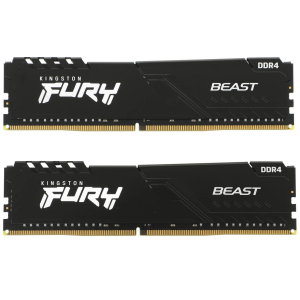 Оперативная память DIMM Kingston FURY Beast Black DDR4 64Gb KF432C16BBK2/64 (2x32Gb), фото 