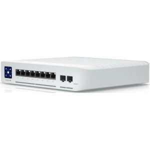 Коммутатор PoE в стойку Ubiquiti UniFi Switch Enterprise 8 PoE [USW-Enterprise-8-PoE] 8х 2.5G RJ45, 2х 10G SFP+, раздача 120 Вт, фото 