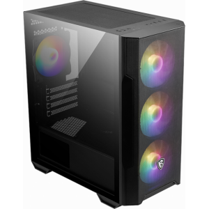 Корпус MSI MAG FORGE M100R чёрный MAG FORGE M100R, фото 