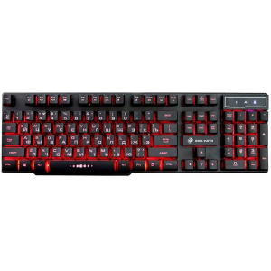 Клавиатура Dialog Gan-Kata KGK-15U Black USB, игровая с подсветкой, фото 