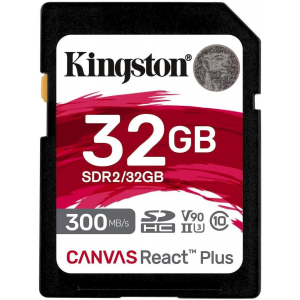 Флеш карта SDHC 32Gb  Kingston SDHC, UHS-I Class U3 V90, чтение: 300Мб/с, запись: 260Мб/с , фото 
