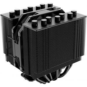 Кулер ID-COOLING SE-207-XT SLIM LGA20XX/1700/1200/115X/AM4 (12шт/кор, TDP 220W, PWM, черный, 7 тепл.трубок + медная база, 1 x FAN 120mm, черный) RET, фото 