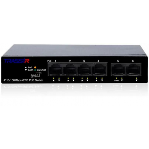 Коммутатор Trassir TR-NS1106-60-4POE, фото 